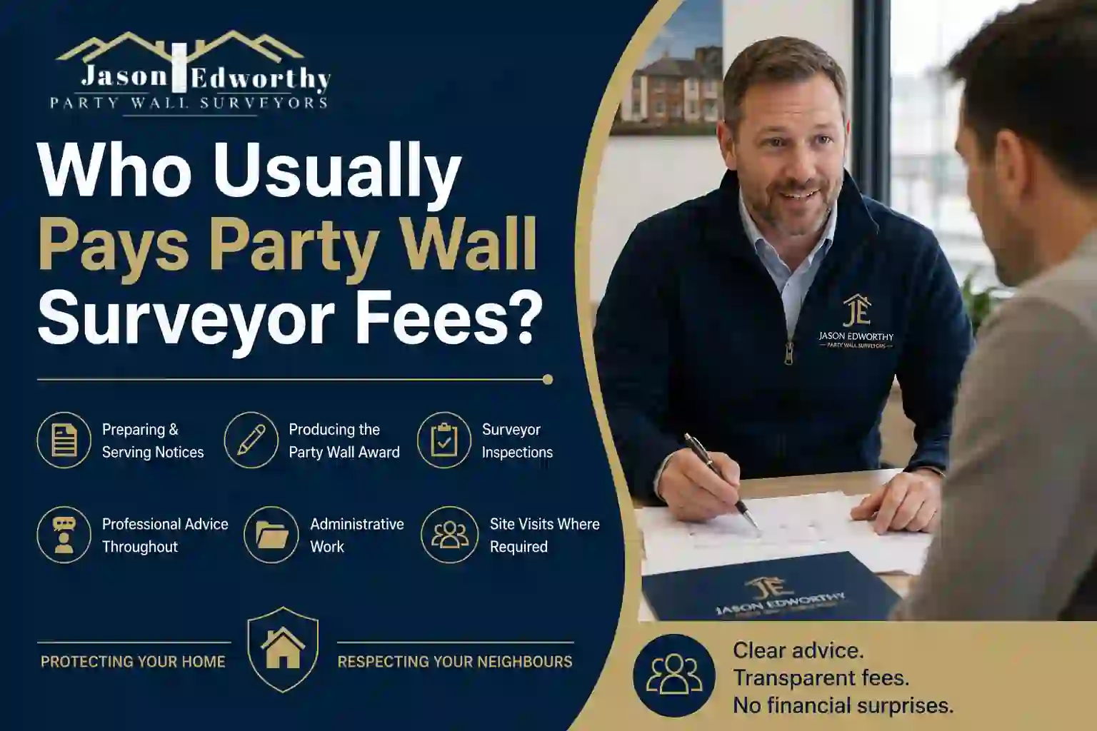 Who Usually Pays Party Wall Surveyor Fees Windsor?