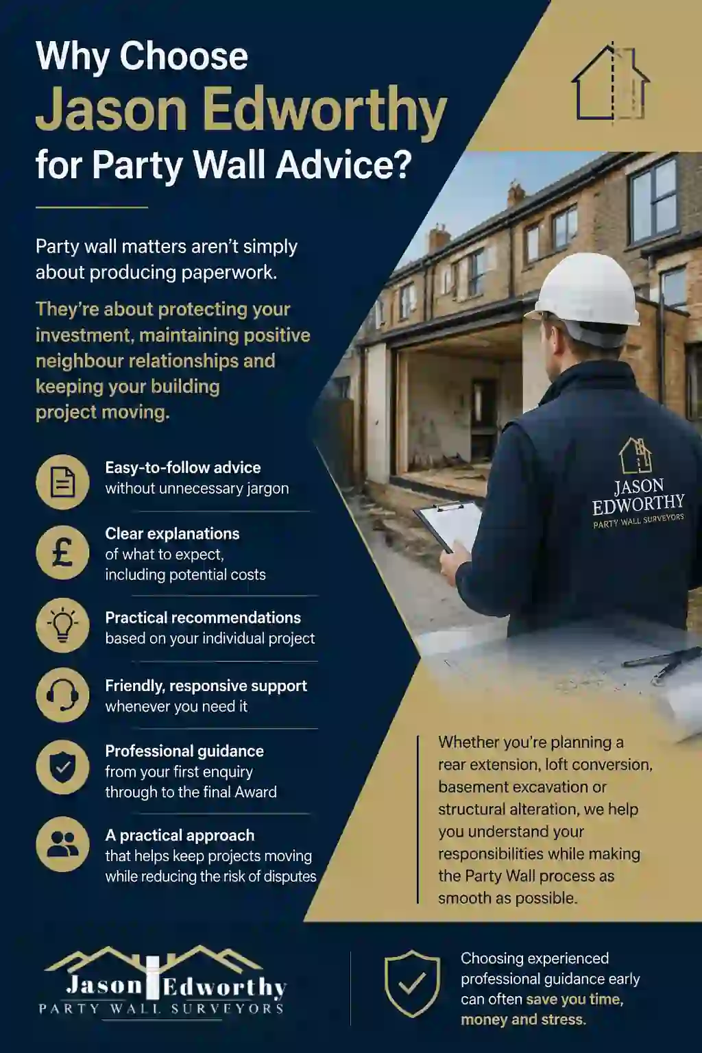 Why Choose Jason Edworthy for Party Wall Advice Windsor?